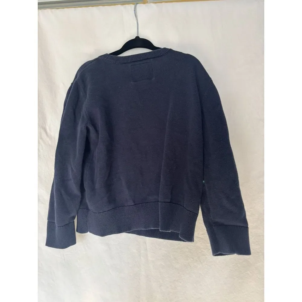 OshKosh B'Gosh, Navy‎ Blue and Green Dino Sweater Boy's Size 5T B1